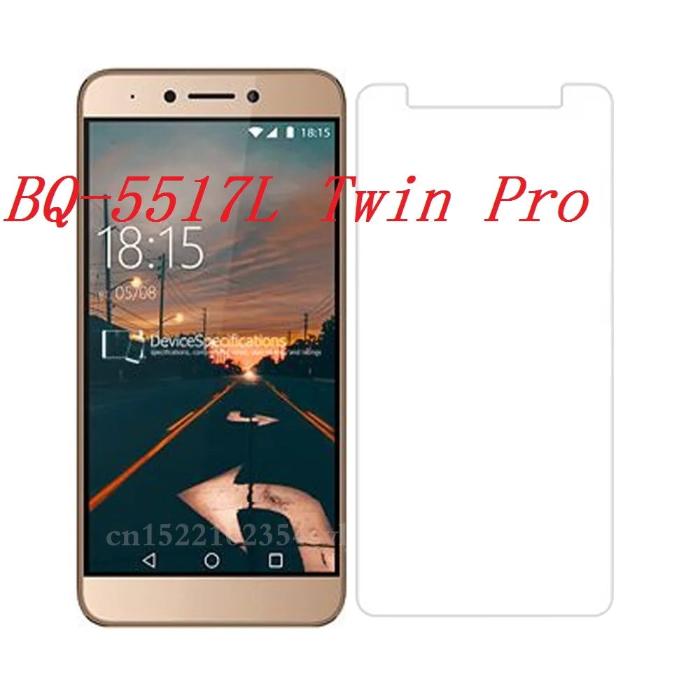 Закаленное стекло 9H для смартфонов BQ BQ-5517L Twin Pro, Взрывозащищенная защитная пленка на экран, чехол для телефона