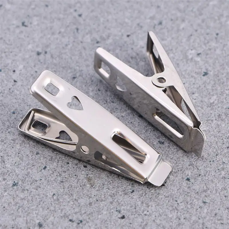 40 шт сделанных из нержавеющей стали бельевые прищепки металлические зажимы