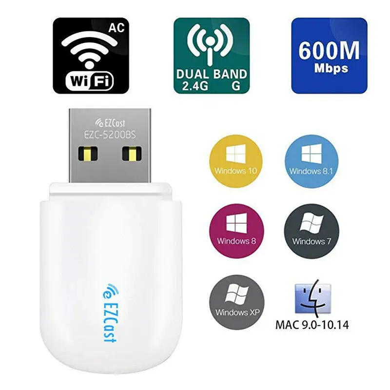 

Мини USB 4,2 Беспроводной Wi-Fi Bluetooth 8/10 адаптер для Windows XP/7/