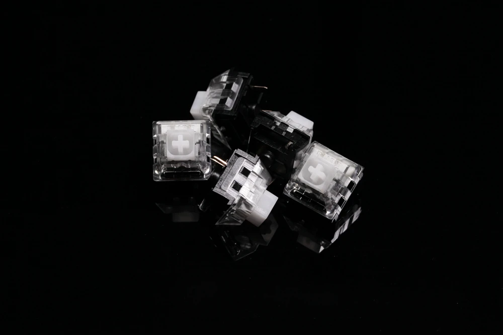 novelkey kailh hako royal clears switch rgb smd clear tactile 85g switches dustproof switch for mechanical keyboard ip56 mx stem free global shipping