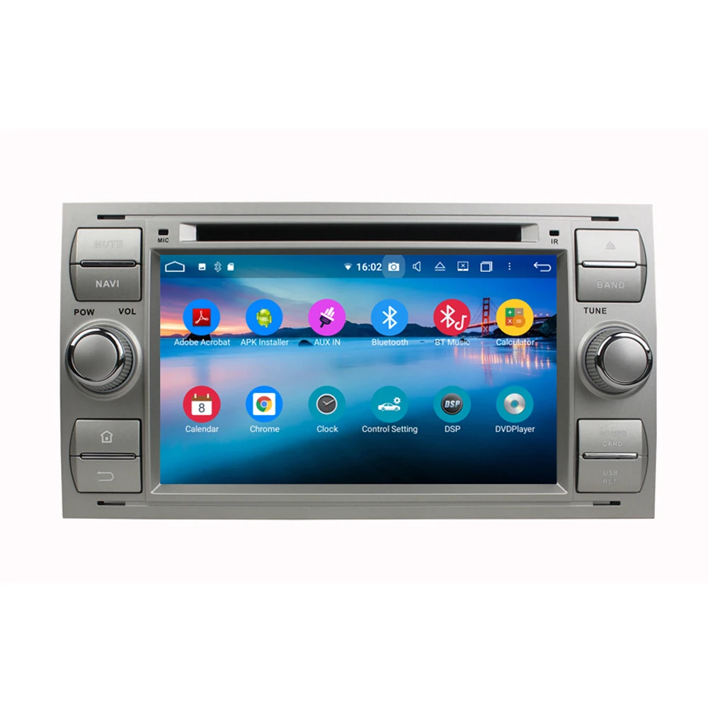 Octa core android 10 Автомобильный мультимедийный плеер для ford FOCUS Mondeo S MAX C Galaxy с gps