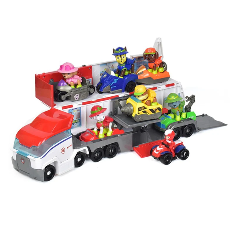 Paw Patrol набор игрушек Mission Cruiser собака Patrulla Canina горячие игрушки Chase Marshall автомобиль