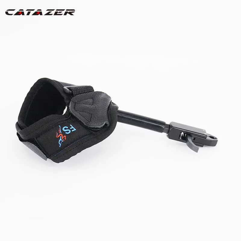 

1PC Adult Composite Arrow Bow Bow and Arrow Caliper Release Shooting Trigger Wrist Strap Adjustable Cord Easy To Grasp