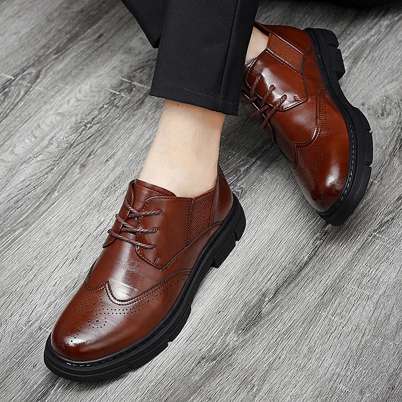 Мужская обувь мужские туфли-оксфорды модельные туфли высокого качества деловые