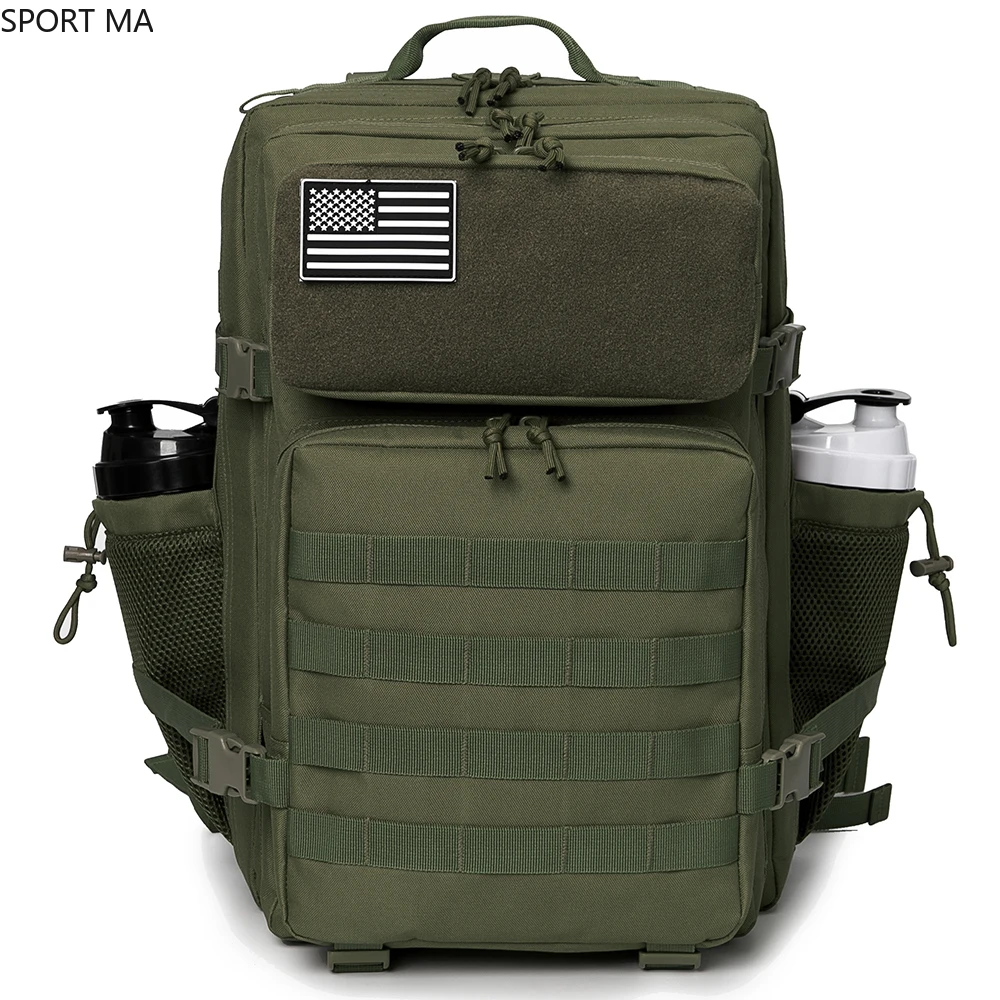 

50L Military Tactical Backpack Army Bag Hunting MOLLE Backpack GYM For Women/Men EDC Outdoor Hiking Rucksack Witch Bottle Holder