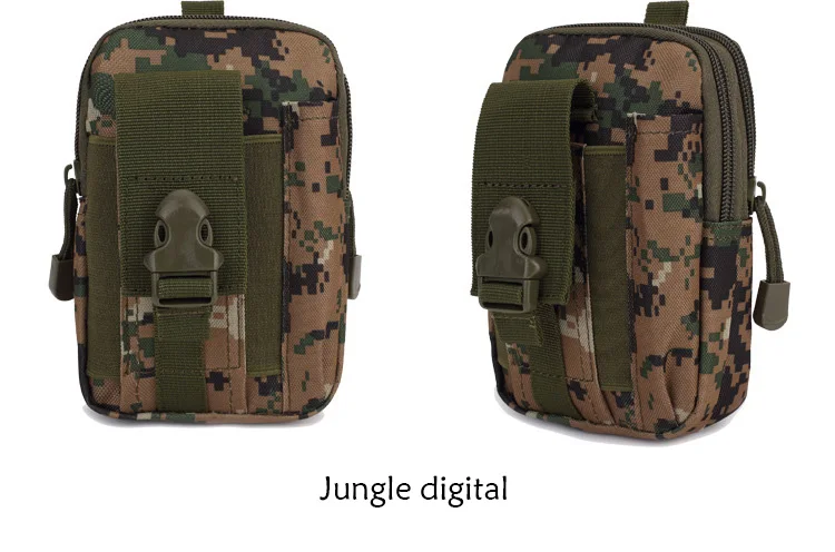 Jungle digital 2L Тактическая Военная поясная сумка, поясная сумка, сумка для улицы, для верховой езды, для бега, охотничьи кошельки, карманные аксессуары для бега - Цвет: Jungle digital