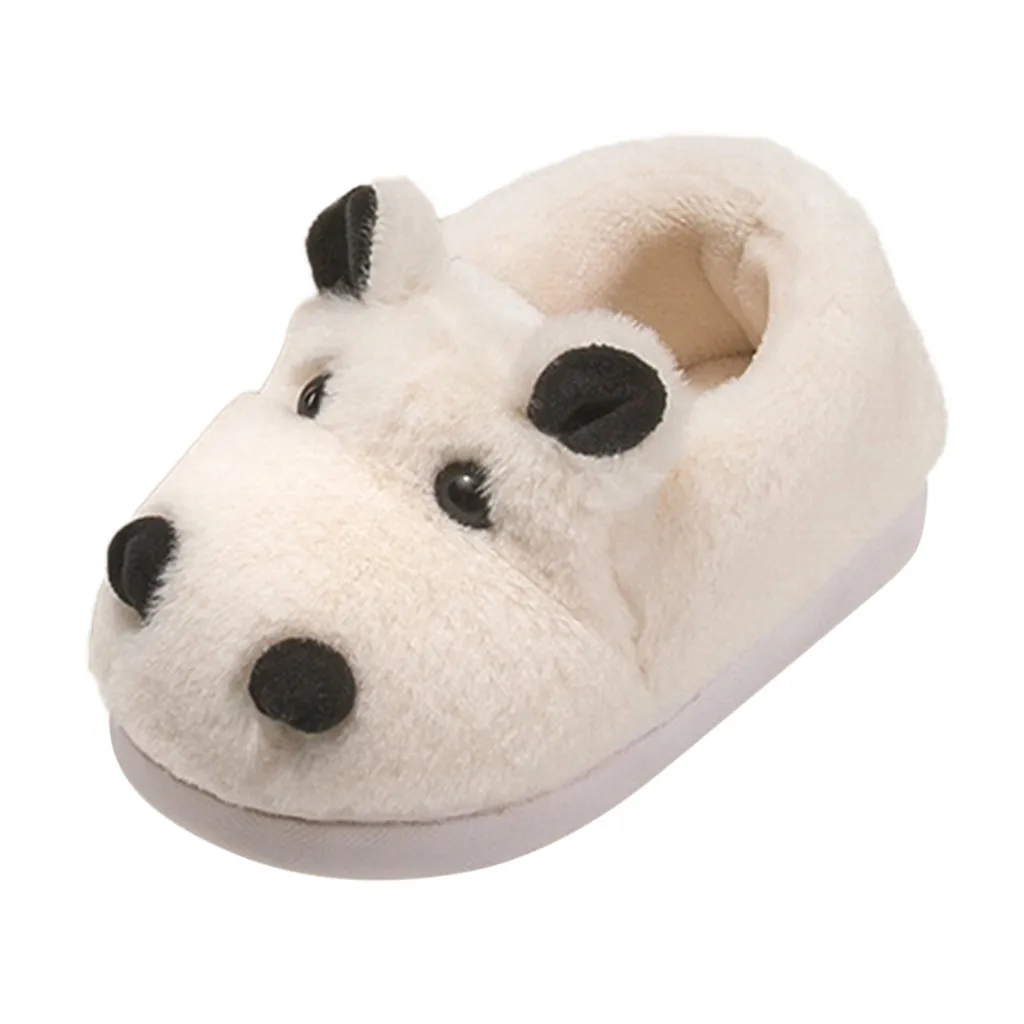 2019 детские тапочки для маленьких девочек и мальчиков милые домашние из флока с