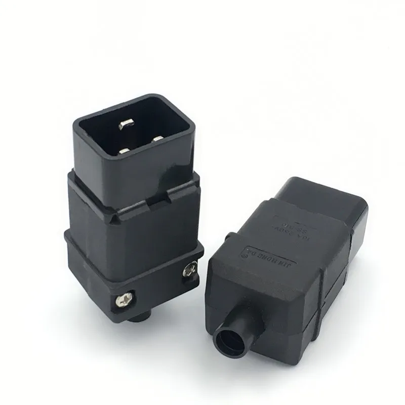 Перезаряжаемый штекер IEC320 C20 PDU UPS 16A 250VAC IEC сделай сам 320 разъем # Rewirable | Электроника