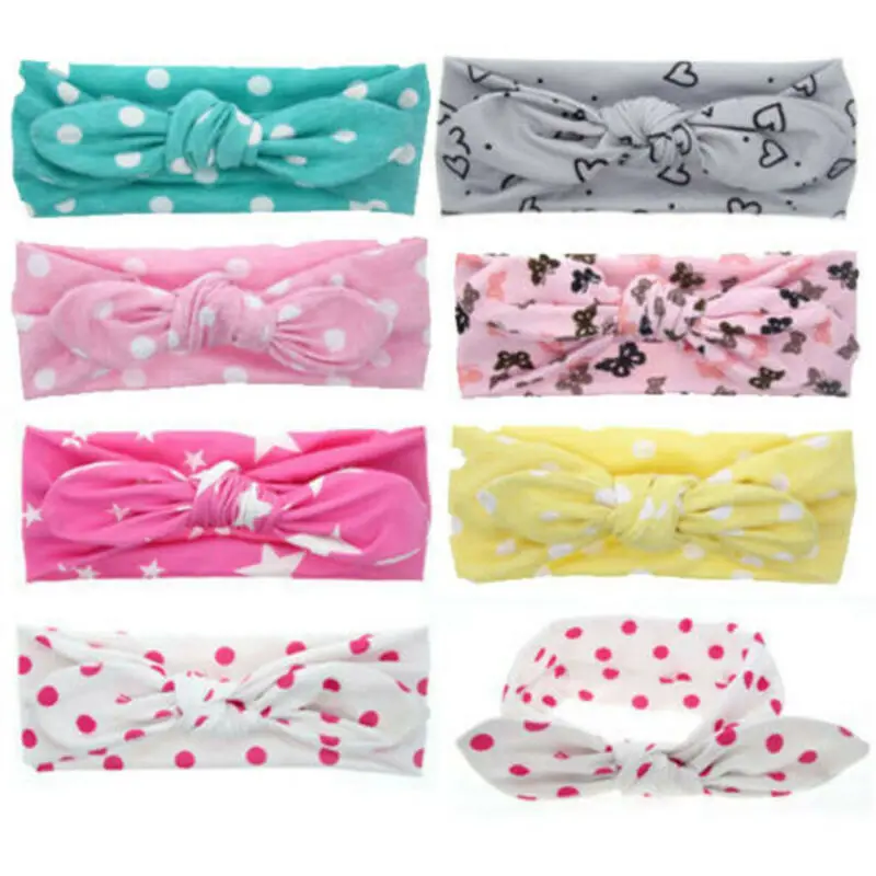2020 Детские аксессуары для маленьких девочек детский тюрбан с бантом в виде