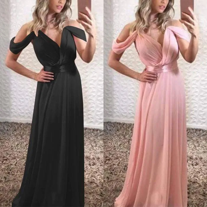 2019 Bridemaid платье на тонких бретельках милое декольте Империя пояс оборки
