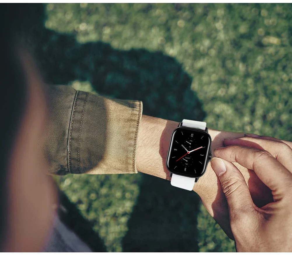 Фото Силиконовый ремешок для часов Amazfit GTS/2/2e/GTS2 Mini/GTR 42 мм/47 мм/GTR2/2e/stratos 2/3, Amazfit ремешок bip, 20 мм/22 мм №5