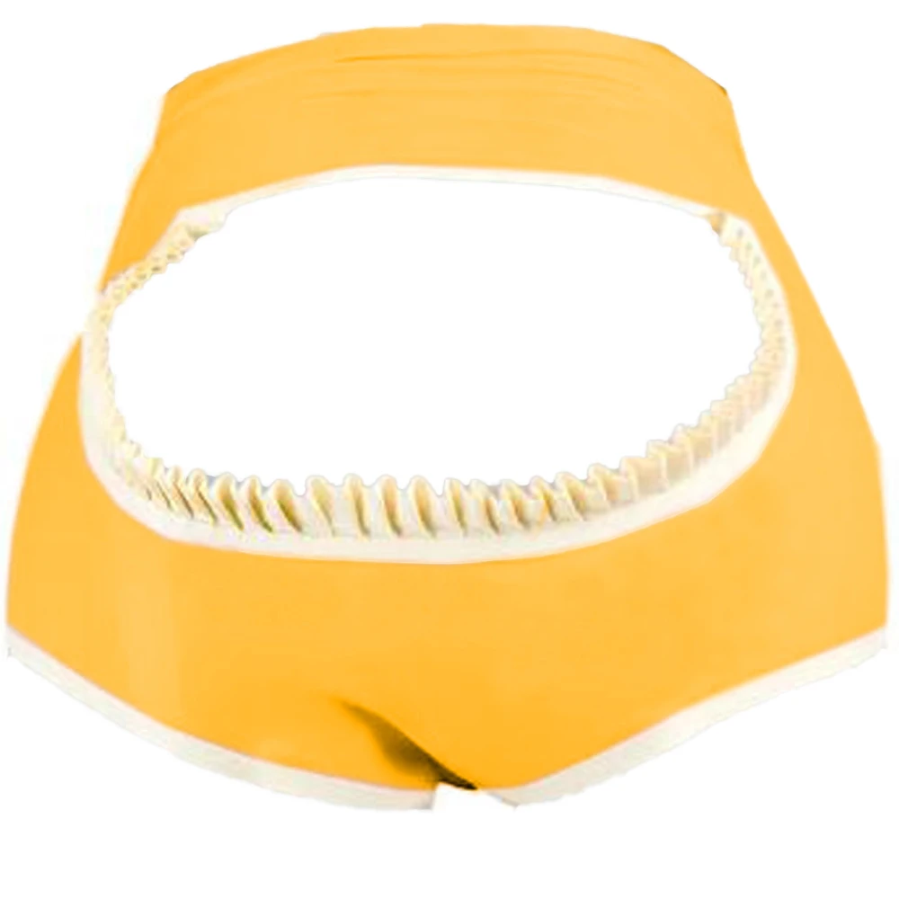 Women Flashing Sexy Panties Opaque Patent Leather Imitation Pants Shining Plus Size High Waist PVC Fetish Club Briefs | Тематическая