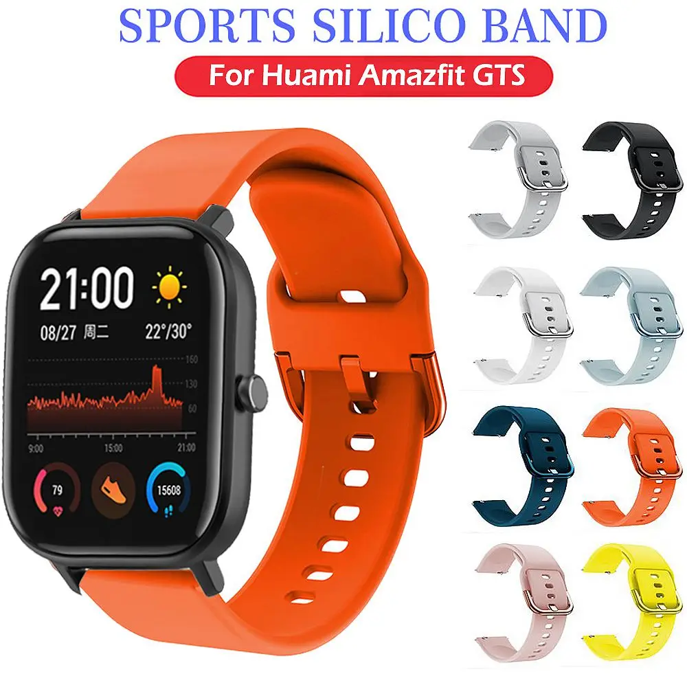 Силиконовый ремешок для часов amazfit GTS Samsung Galaxy Active 42 мм Watch 20 мм|Ремешки часов| |