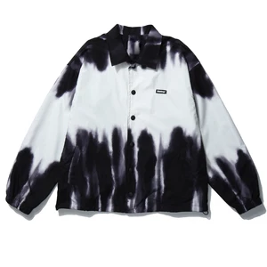 Куртка мужская разных цветов, уличная одежда в стиле хип-хоп, хлопковая ветровка в стиле Харадзюку, Повседневная осенняя