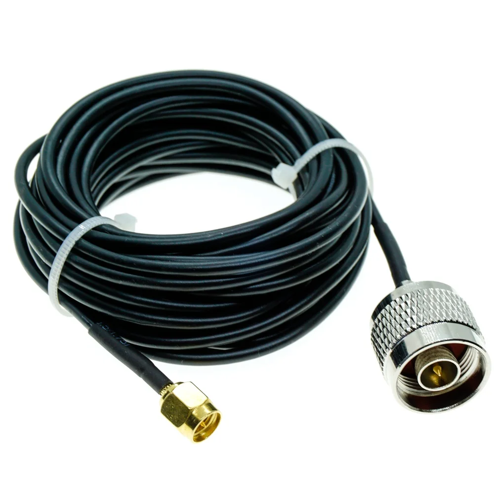 

N male plug to SMA male RF Pigtail Coaxial Jumper Lot RG174 Extension Cable