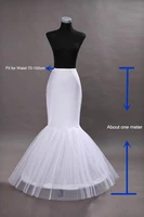 2019 women mermaid petticoat 1 layer ruffle tulle petticoat for fistail bridal gown underskirt wedding accessories