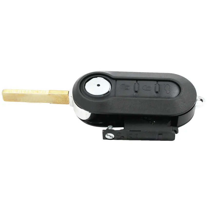 3 кнопки Складная откидная оболочка ключа дистанционного управления чехол Fob для