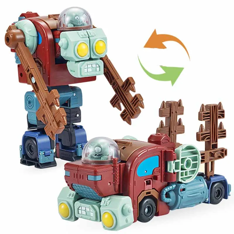 Фигурки Растения против Зомби 2 в сборе игрушки-трансформеры робот босс аниме