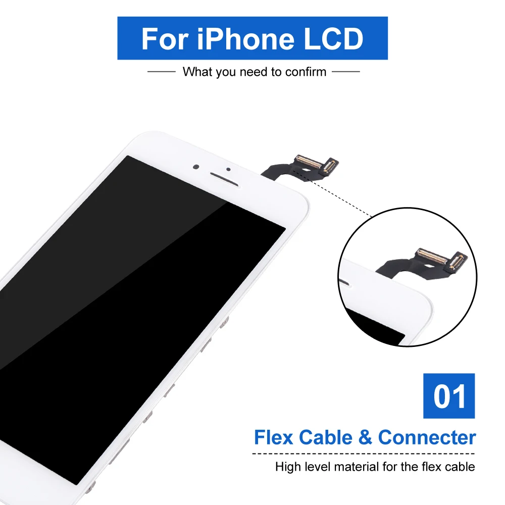 AAAA Grade For iPhone 6S Plus LCD With Perfect 3D Touch Screen Digitizer Assembly 6SP Display Replacemen Pantalla | Мобильные