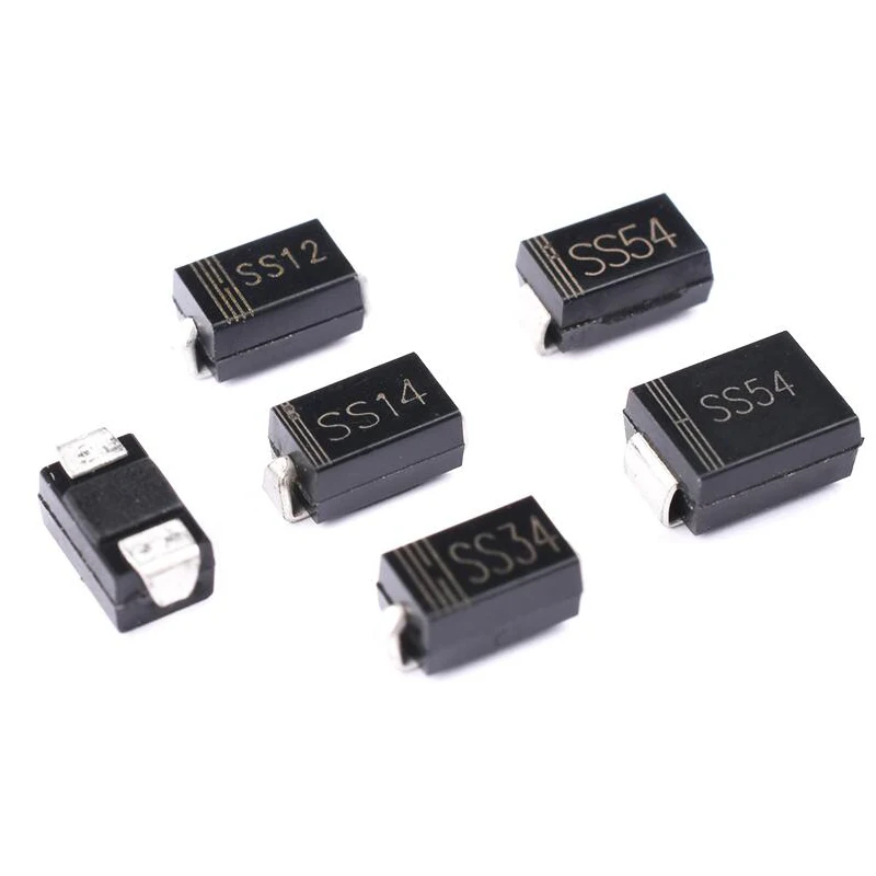 SMD диод Шоттки SMA SS12 SS14 SS16 SS24 SS26 SS34 SS36 SS54 SS110 SS210 SS220 SS310 SS510 SS520 S3M ER2D|Диоды| |