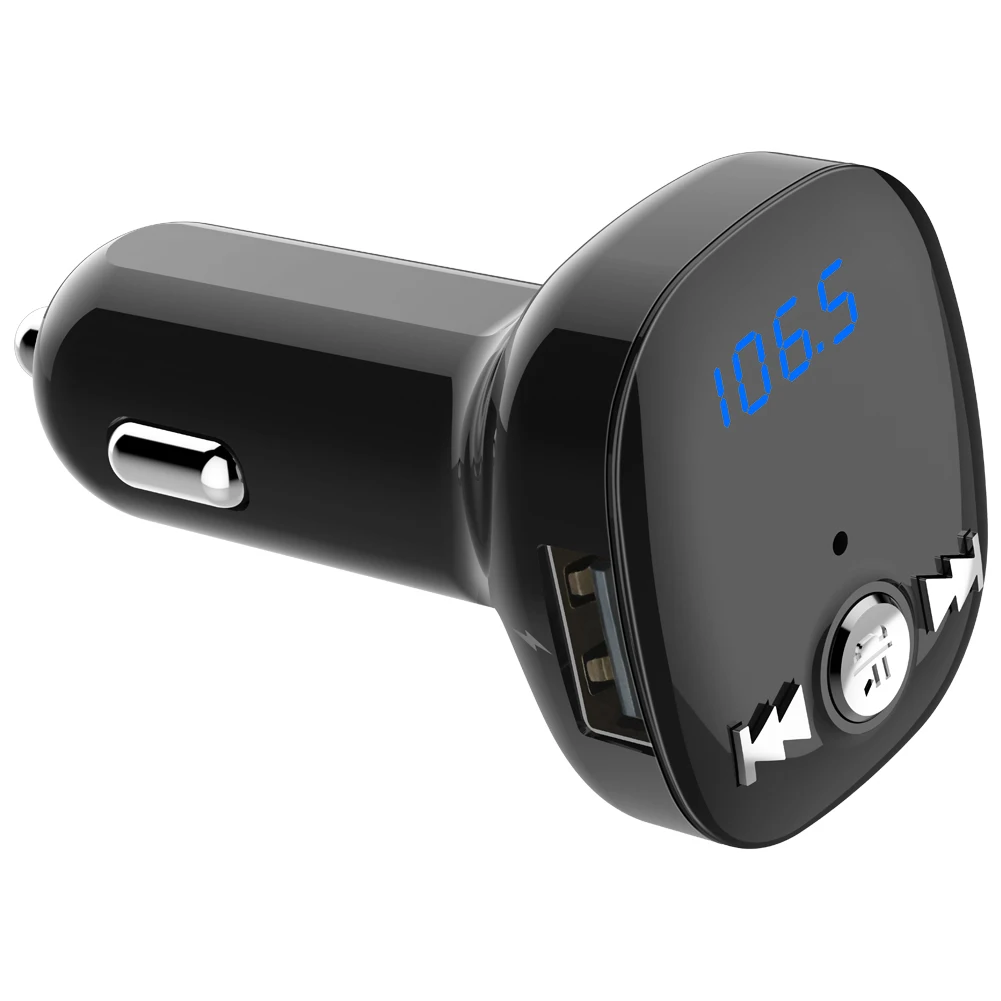 Новое Bluetooth автомобильное зарядное устройство BC40 FM модулятор беспроводной Handsfree