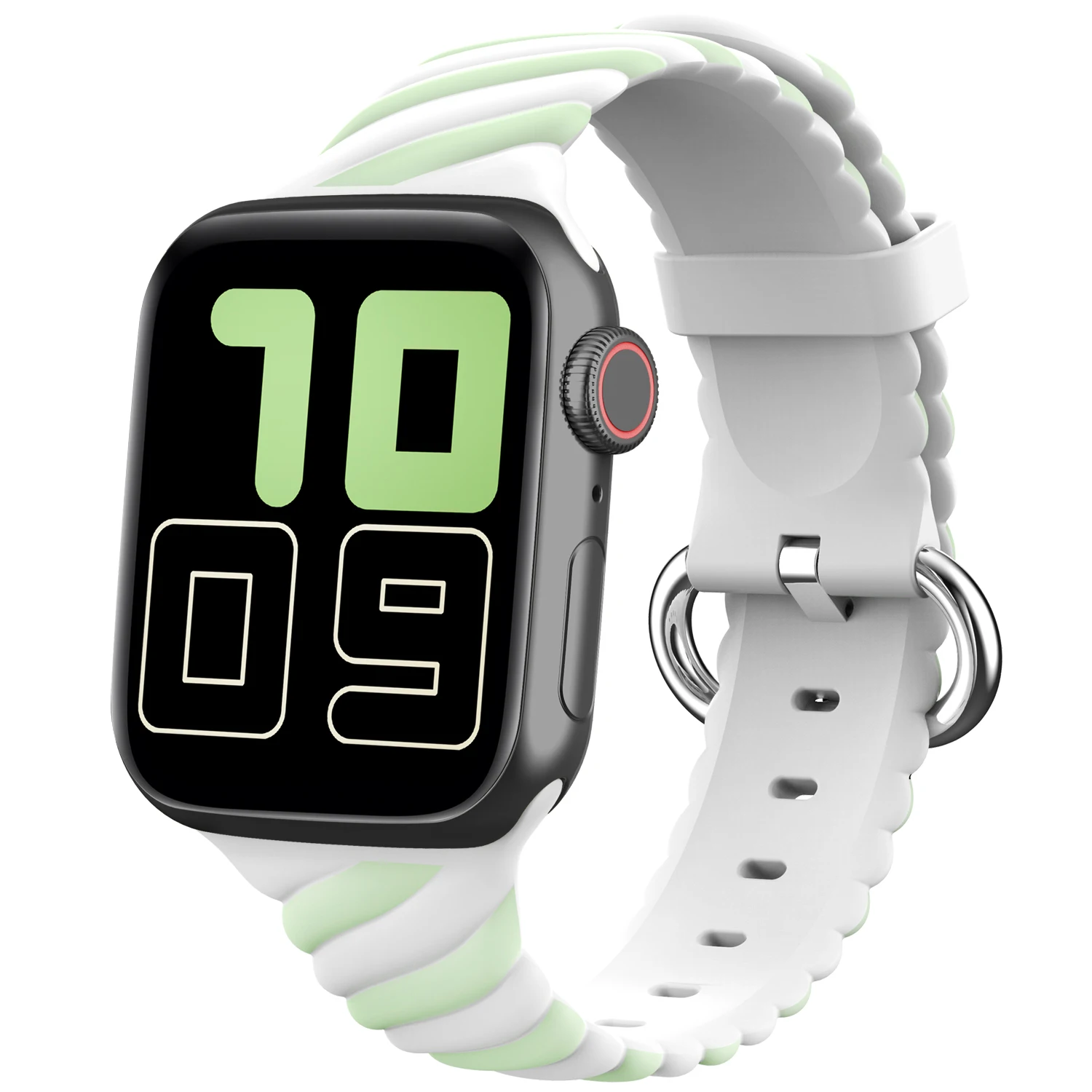 

Silicone Strap For Apple Watch band 44mm 42mm 40mm 38mm soft Rubber watchband belt bracelet iWatch 6 se 5 4 3 42 mm