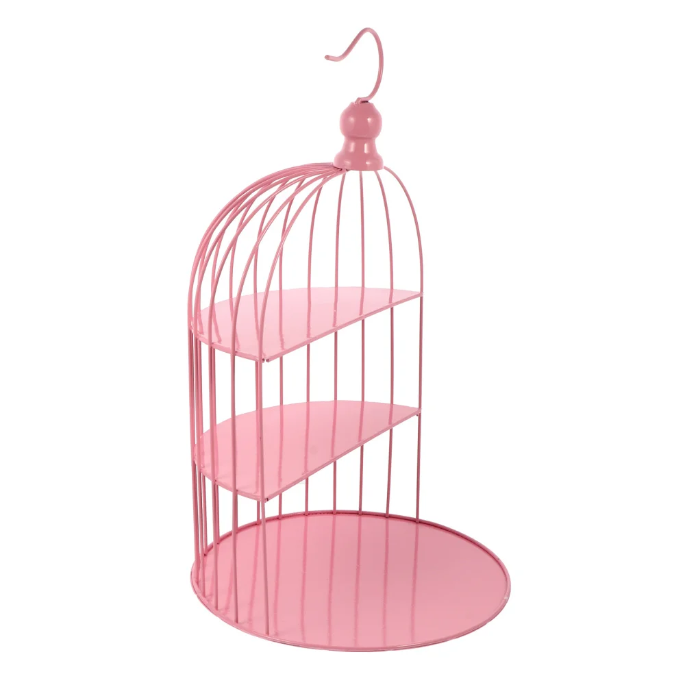 

Cake Display Stand Three-layer Display Shelf Pastry Dessert Tray Display Supply