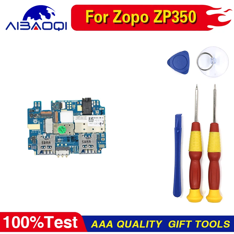 Материнская плата 1G + 8G ROM MT6735 материнская плата с гибким кабелем для телефона ZOPO ZP350 отличные запасные части