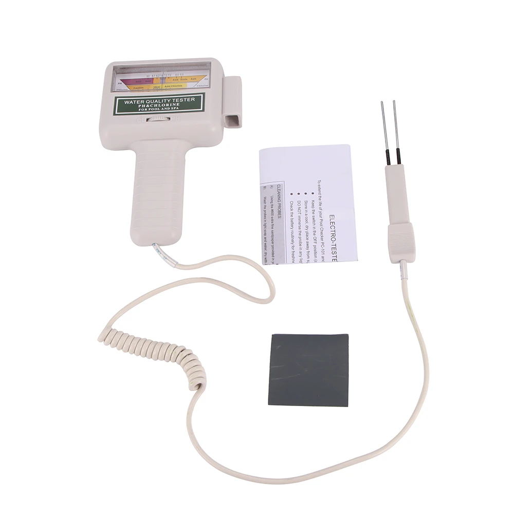 

1Pcs Water Quality Tester Chlorine Tester CL2 Aquarium Water Quality Checker Portable Home Swimming Pool PH Test Monitor Meter