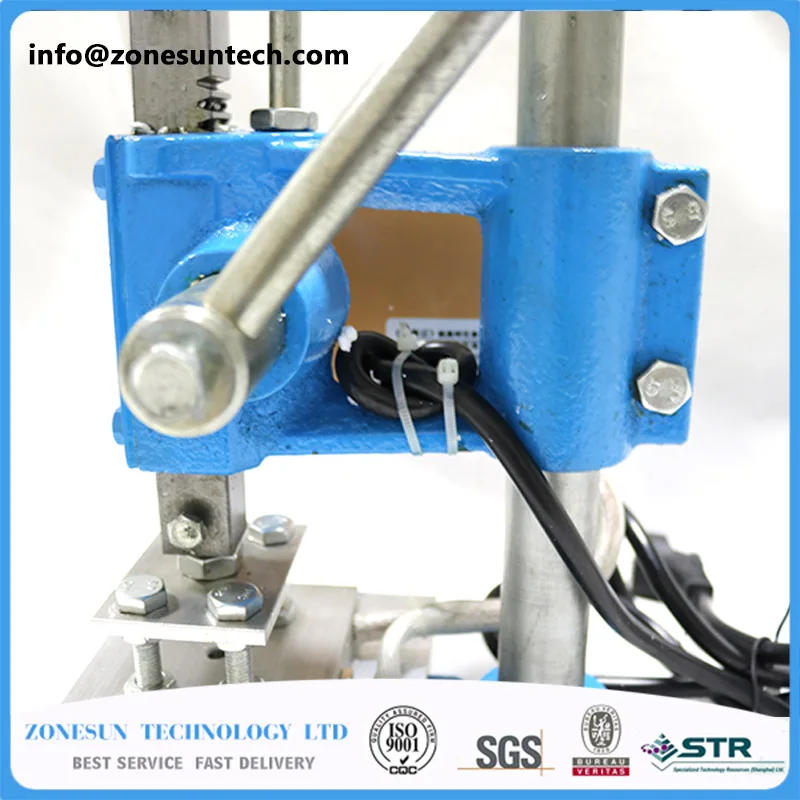 

ZONESUN 110V manual Stamping Machine,leather LOGO Creasing machine,pressure words machine,LOGO stampler,name card stamping