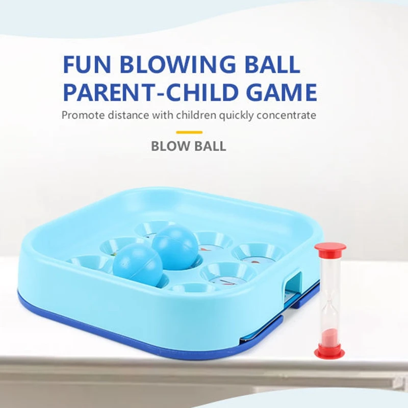 

Double Blowball Board Game Children Blowing Balloon Interactive Entertainment Toys