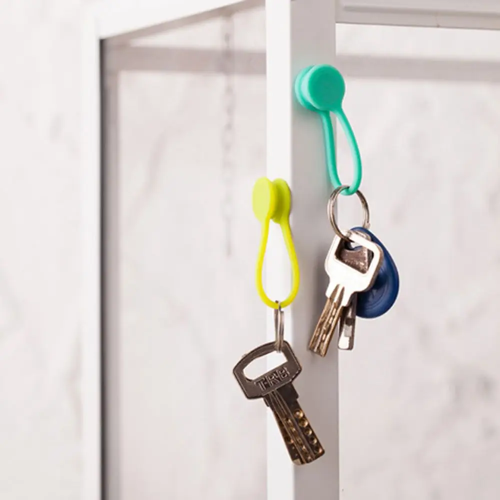 

3pcs/pack Cute Magnet Earphone Cable Holder Clips Korean Stationary Cord Winder Organizer Desk Accessory Desk Office Set