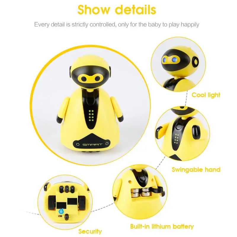 

Follow Drawn Line Magic Pen Toy Inductive Robot Car Model Children Kids Electric Toy Walking Tank Car Induction Toys