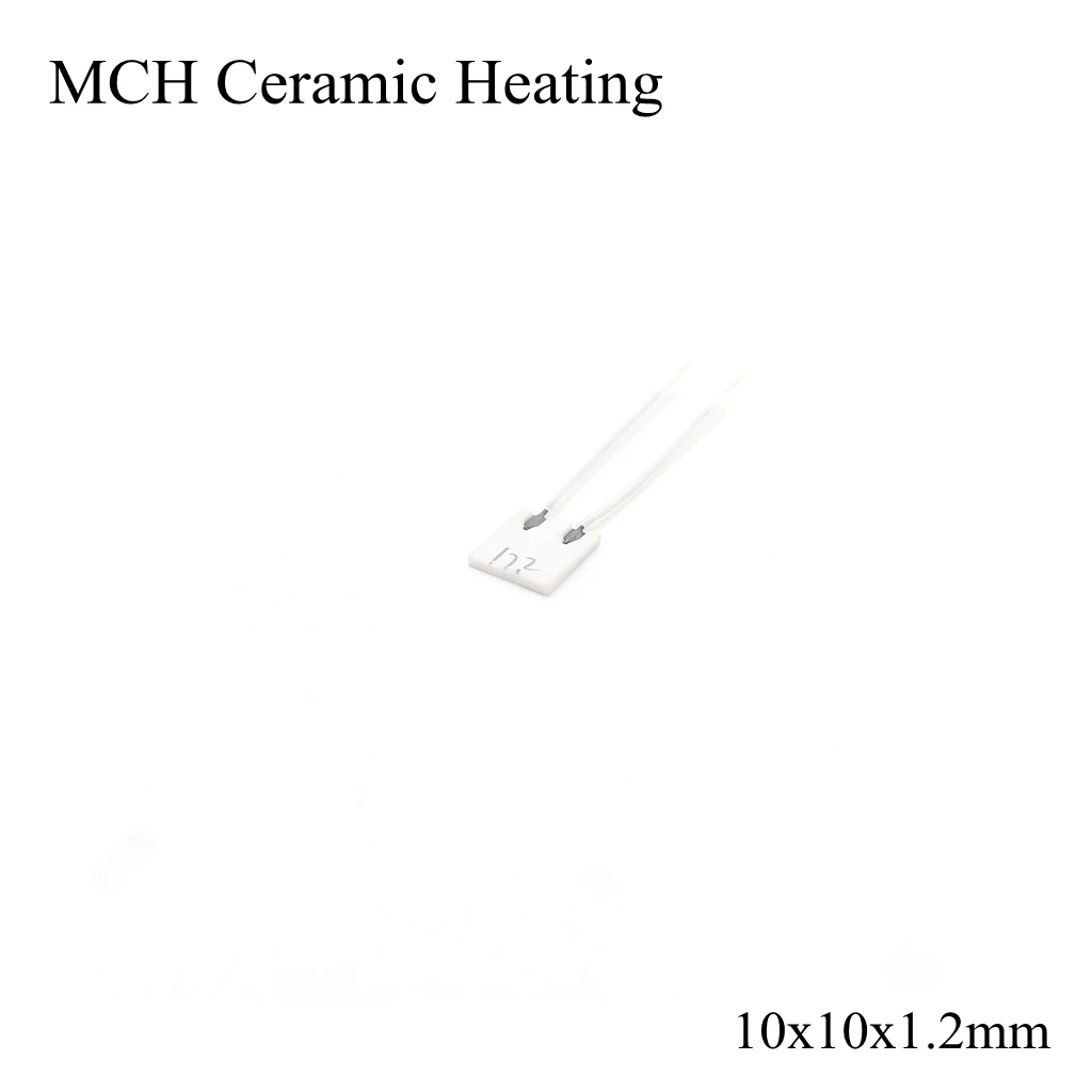 

10x10 мм 5 в 12 В 24 в 110 В 220 в MCH высокотемпературная Керамическая нагревательная пластина алюминиевый HTCC металлический керамический нагревател...