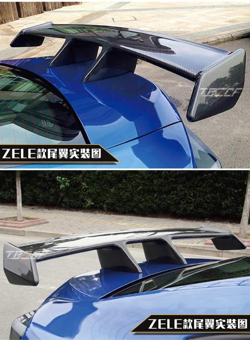 Автомобиль-Стайлинг углеродного волокна материал ZELE стиль GT 86 BRZ задний спойлер, крыло, багажник для Subaru BRZ Toyota 86 GT86