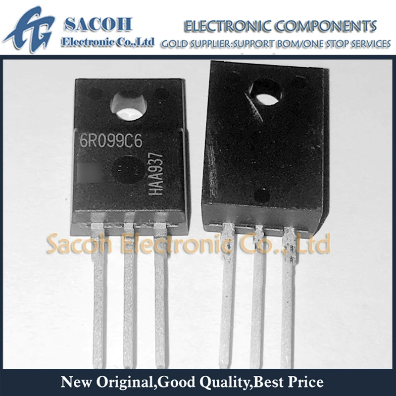 10 шт., IPA60R099C6, IPA60R099C7, 6R099C6 или 60C7099 TO-220F 38 а 600 в мощный МОП-транзистор