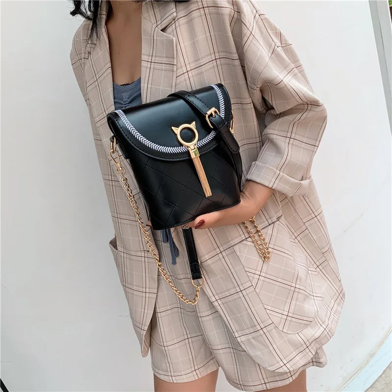 JIULIN чистая красная Повседневная простая сумка мессенджер 2019 новая Джокер