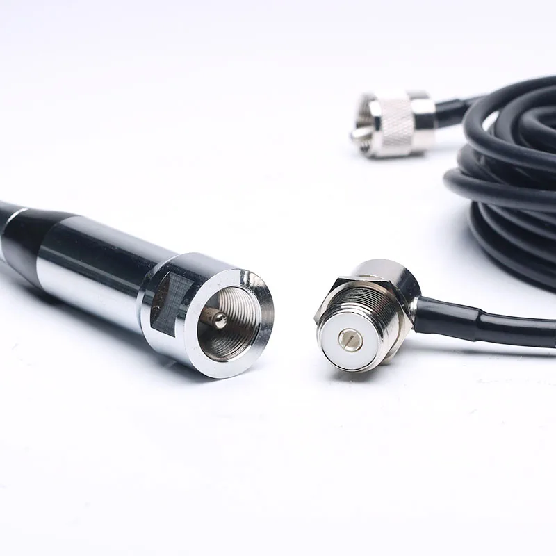 2021 PL259 Antenna Connector Coaxial Extend Cord Cable SO239 5M 16ft for Car Radio Walkie Talkie MP320 MP9000 KT-8900 KT-8900R