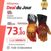 motorcycle heated gloves touch screen winter warm skiing gloves waterproof rechargeable heating thermal gloves for snowmobile