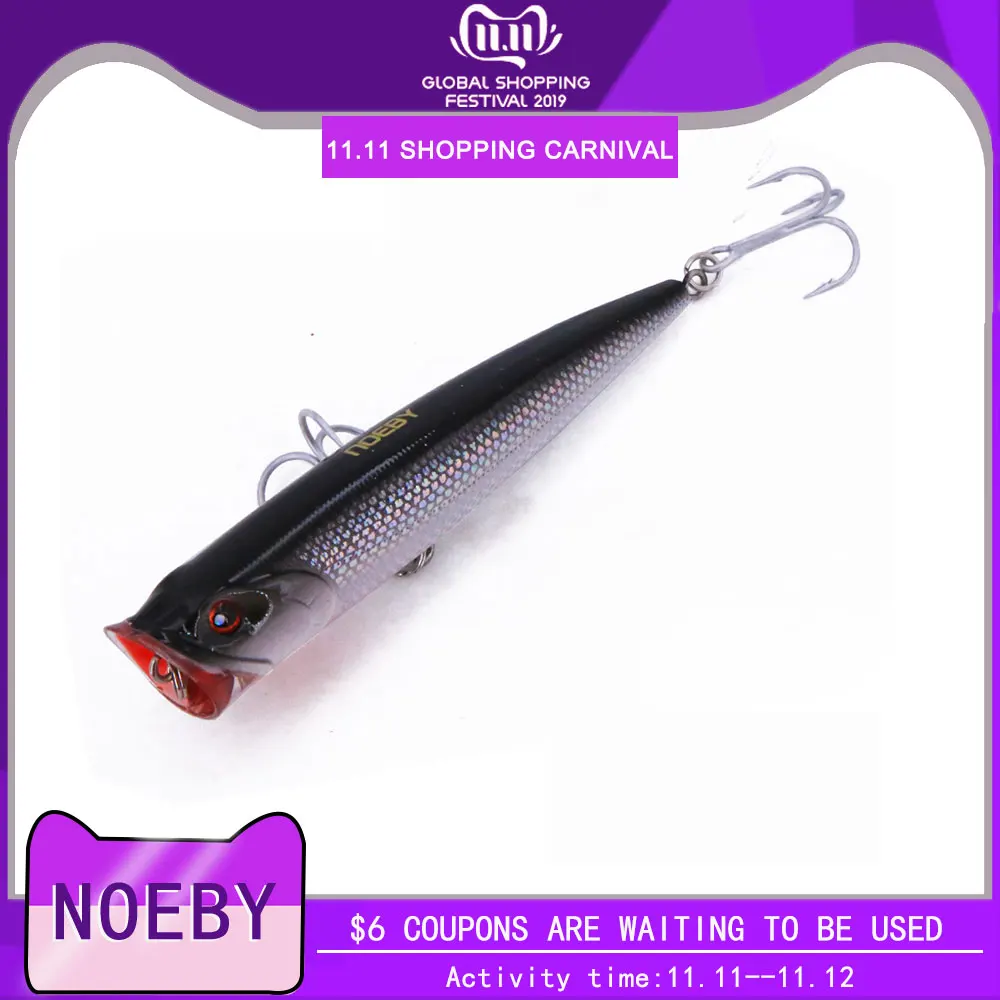 NOEBY рыболовные приманки NBL9069 приманка Поппер 140 мм/40 г Классическая морская