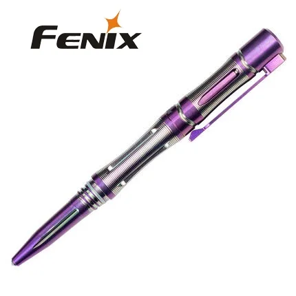 Aurora purple Fenix T5Ti Изысканная тактическая ручка для письма, армейский, Оборонный или аварийный побега атакующие самообороны тактическая ручка - Цвет: Aurora purple