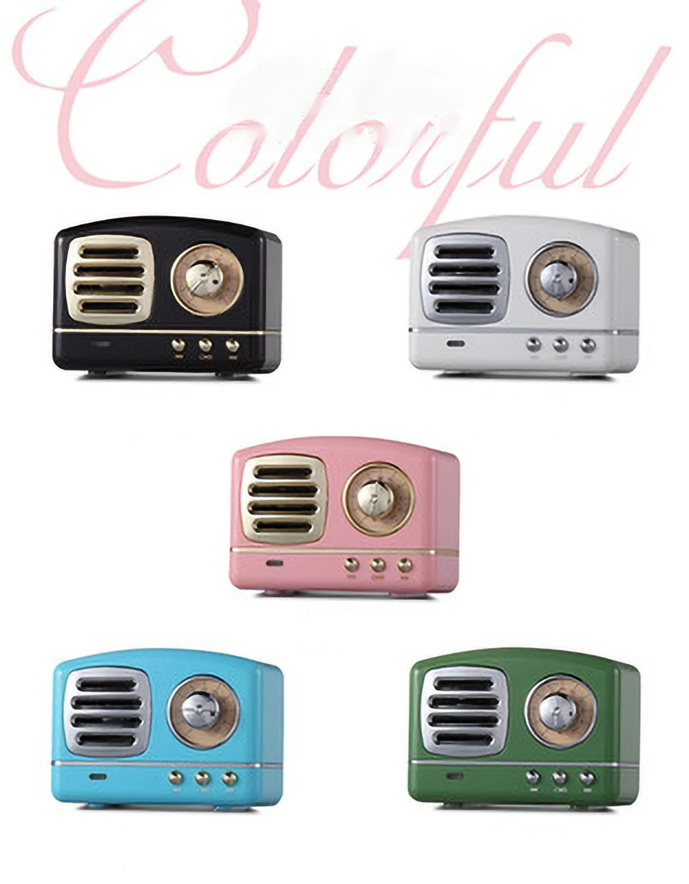 

New Creative HM11 Retro Bluetooth Speaker Wireless Portable Card Subwoofer
