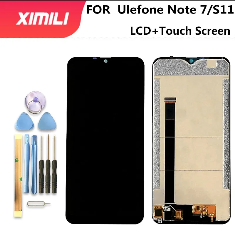 

6.1inch 100% Original Tested for Ulefone Note 7 7P LCD Display+Touch Screen Assembly Digitizer Replacement For Ulefone S11