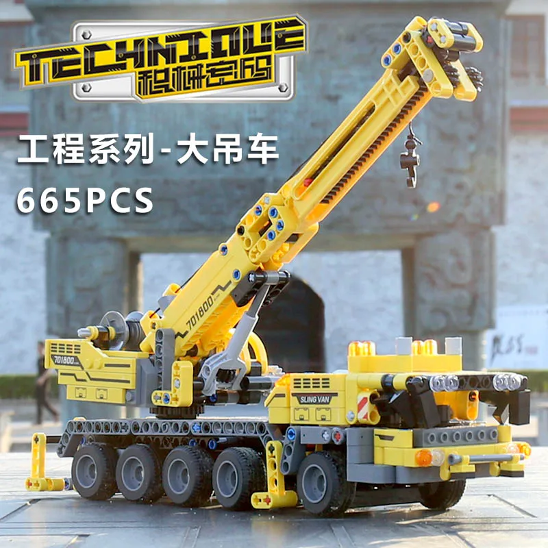 Yeshin 701800 Techinc Игрушки совместимы с 42009 мобильным краном MK II набор комплектов