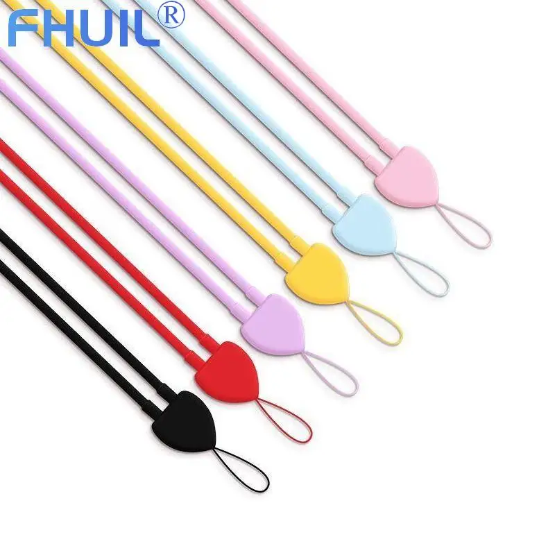 Универсальный силиконовый милый мобильный телефон FHUIL ремешок держатель для шеи