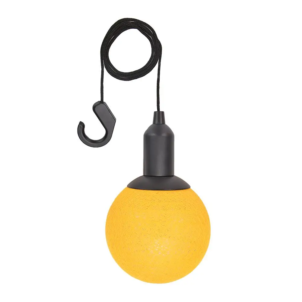 Светодиодный светильник в форме шара из хлопка праздничная декоративная