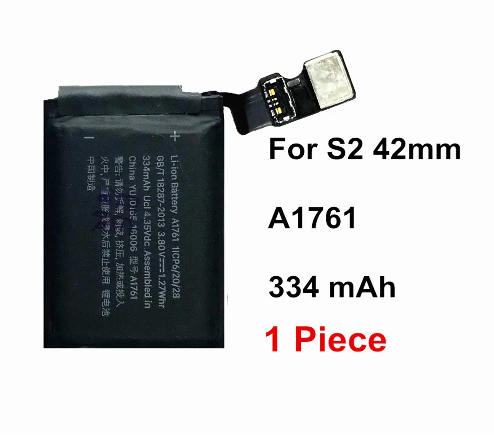 100% Оригинальный аккумулятор A1579 A1578 A1760 A1761 Серия 1 серия 2 38 мм 42 реальная емкость