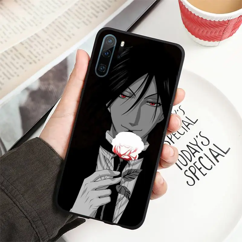 

anime Black Butler Phone Case For Huawei P20 P30 P40 lite Pro P Smart 2019