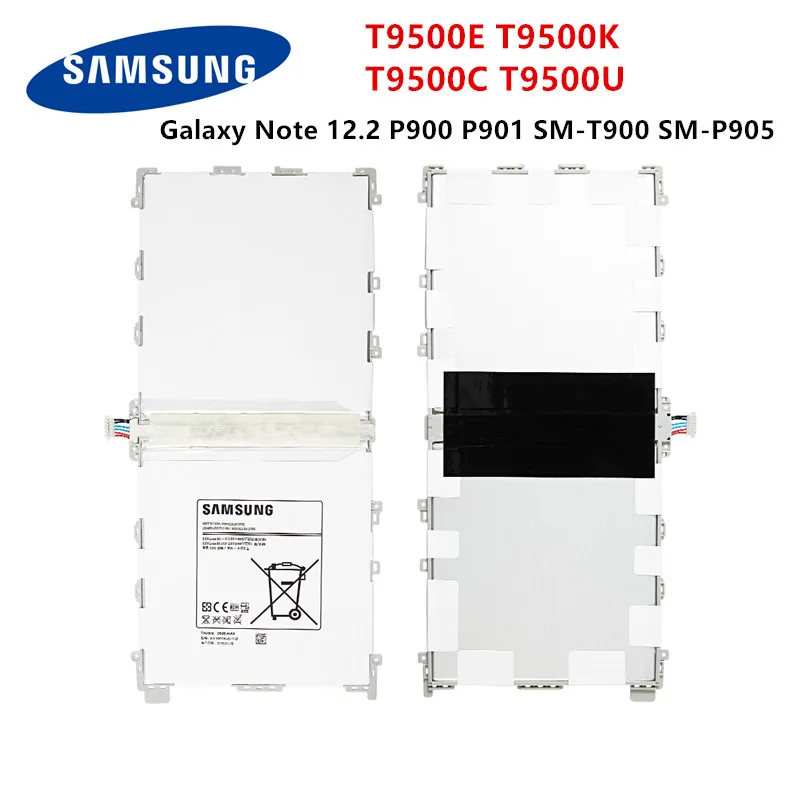 Оригинальный планшет SAMSUNG T9500E T9500K T9500C T9500U аккумулятор 9500 мАч для Samsung Galaxy Note 12 2 P900