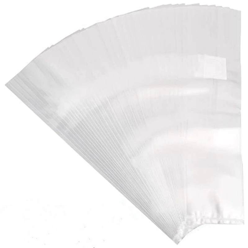 

50Pcs Mushroom Grow Bags High Temperature Plastic Garden Planting Bag PVC Mushroom Grow Bag